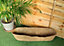 Natural Coco Wall Trough Liner Cupped Shaped Coco Liner for a 24 Inch Wall Trough Basket