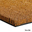 Natural Coconut Coir Matting 2m Width Indoor Outdoor Use Heavy Duty Entrance Matting (1m x 2m)