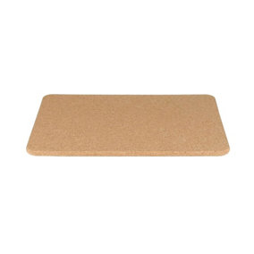 Natural Cork Bath Mats Moisture Resistant & Anti-Microbial Bath Corkboard - 12 mm Thickness, 46 x 62 cm