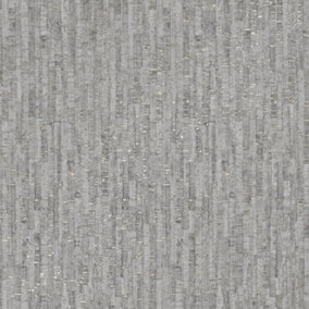 Natural Cork wallpaper in grey