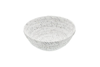 Natural Elements Fruit Bowl, Recycled Paper, Strong, Biodegradable and Reusable, 25cm