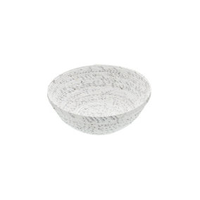 Natural Elements Fruit Bowl, Recycled Paper, Strong, Biodegradable and Reusable, 25cm
