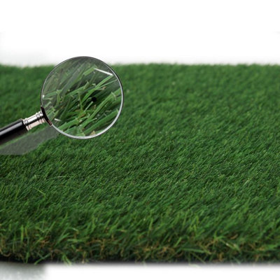 Natural Look 40mm Outdoor Artificial Grass, Extra Premium Artificial Grass, Plush Artificial Grass-17m(55'9") X 4m(13'1")-68m²