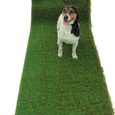 Natural Look 40mm Outdoor Artificial Grass, Extra Premium Artificial Grass, Plush Artificial Grass-1m(3'3") X 4m(13'1")-4m²