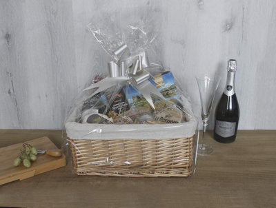 Natural Make Your Hamper Basket with Liner and Accessory Kits Wicker Basket Set - Lightweight and Versatile