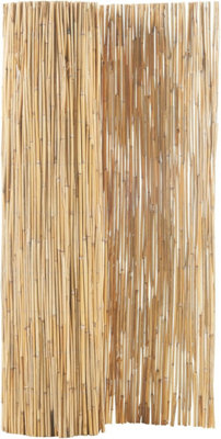 Natural Peeled Reed Garden Bamboo Screen Fencing (H)1m (W)4m