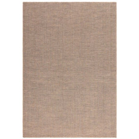 Natural Plain Luxurious Modern Rug Easy to clean Living Room and Bedroom-120cm x 170cm