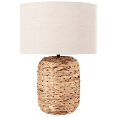 Natural Plaited Room Bedside Table Lamp Décor Night Lamp, Table Lamp, Table Light