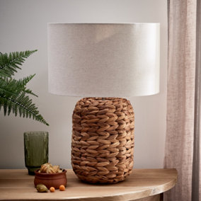 Natural Plaited Room Décor Night Lamp, Table Lamp, Table Light