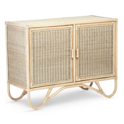 Wicker rattan deals cabinet