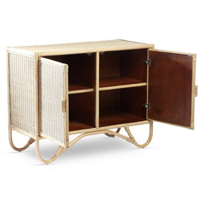 Natural deals rattan cabinet