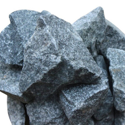 Natural Sauna Heating Stones 15 kg - High Heat Capacity Rocks for Sauna ...