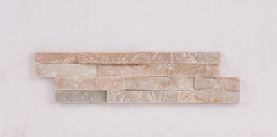 Natural Split Face Oyster 100mm x 360mm Slate Tiles (Pack of 8 w/ Coverage of 0.288m2)