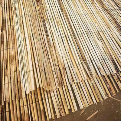Natural Split Reed Fence Privacy Decorative Fencing Hand-Woven Bamboo ...