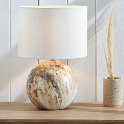 Darch Ceramic Table Lamp - Natural