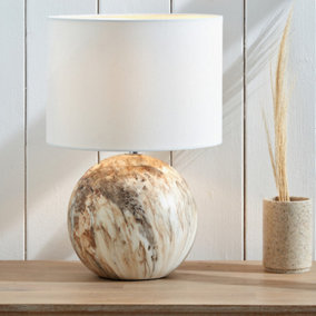 Natural Stone Effect Ceramic Table Lamp