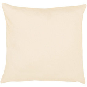 Natural Summer Scatter Cushion - Square Filled Pillow for Home Garden Sofa, Chair, Bench, Seating Furniture - 43 x 43cm