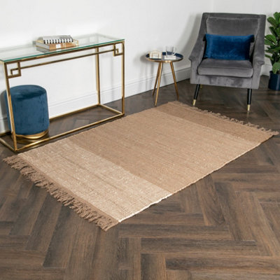 Natural Tones Jute & Cotton Rug DIY at B&Q