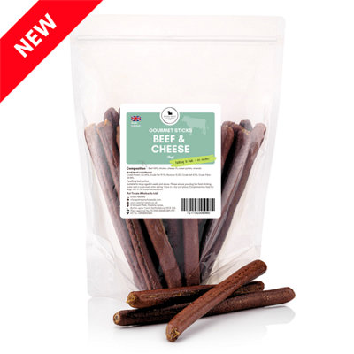 Natural Treats Gourmet Sticks Beef & Cheese (3kg) Highly Digestible Grain Free Dogs' Treats