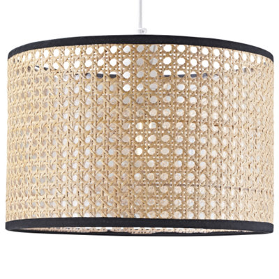 Wicker on sale light cover