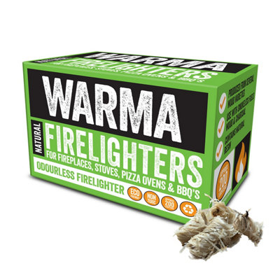 Natural Wood Chemical-Free Wax Soaked BBQ Burner Stove Eco Wool Firelighters 1000 Pieces