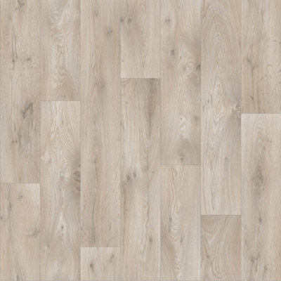 Natural Wood Effect Anti-Slip Vinyl Flooring For Dining Room Hallways Conservatory And Kitchen 1m X 2m (2m²)
