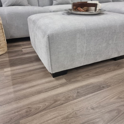 Natural Wood Effect Vinyl Flooring Tiles - 36x Floor Planks