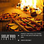 Natural Wood Firelighters 200 Eco Wax Coated Wood Wool Flame Fire Starters For Indoor/Outdoor Fires & BBQ's