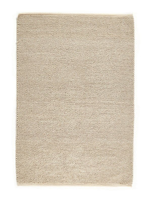 Natural Wool Rug, Anti-Shed Handmade Rug, Easy to Clean Rug, Modern Plain Rug for Bedroom, & Living Room-200cm X 290cm