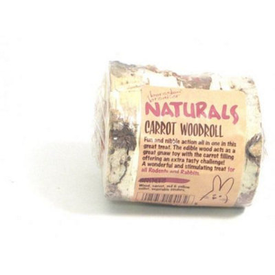 Naturals Nibble Woodroll-carrot (Pack of 10)