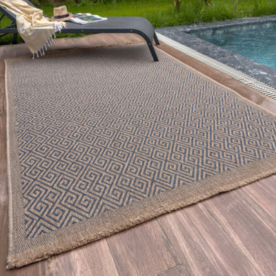 Nature Collection Outdoor Rug in Blue  5100B