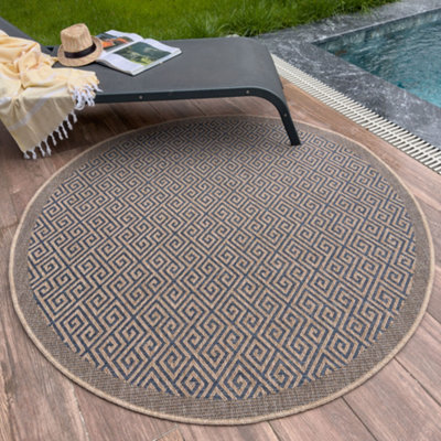 Nature Collection Outdoor Rug in Blue 5100B