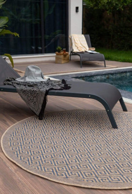 Nature Collection Outdoor Rug in Blue 5100B