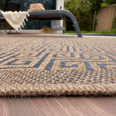 Nature Collection Outdoor Rug in Blue 5100B
