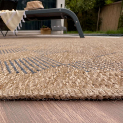 Nature Collection Outdoor Rug in Blue 5300B