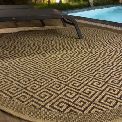 Nature Collection Outdoor Rug in Dark Grey 5100DG