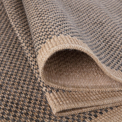 Nature Collection Outdoor Rug in Dark Grey 5200DG
