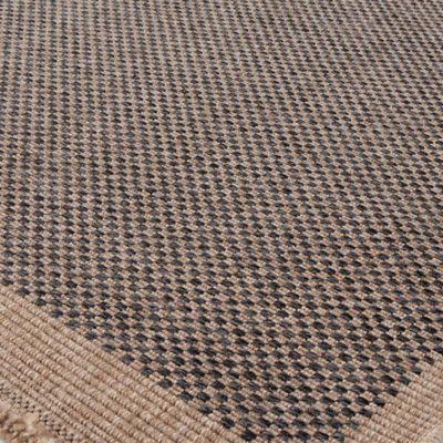 Nature Collection Outdoor Rug in Dark Grey 5200DG