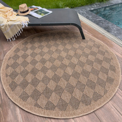 Nature Collection Outdoor Rug in Dark Grey 5300DG