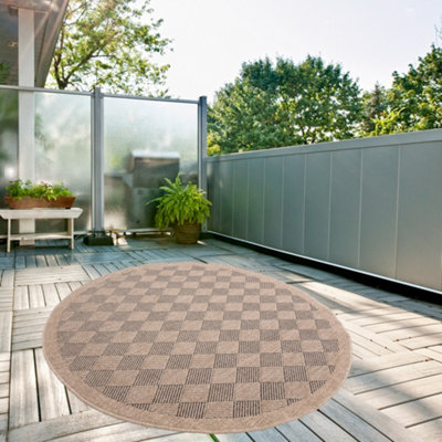 Nature Collection Outdoor Rug in Dark Grey 5300DG