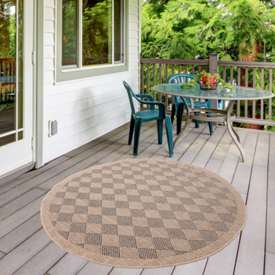 Nature Collection Outdoor Rug in Dark Grey 5300DG