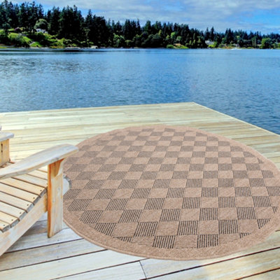 Nature Collection Outdoor Rug in Dark Grey 5300DG