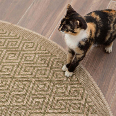 Nature Collection Outdoor Rug in Green 5100G