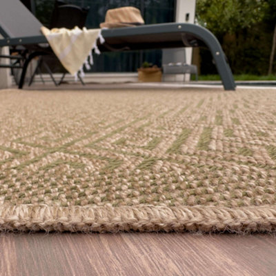 Nature Collection Outdoor Rug in Green 5100G