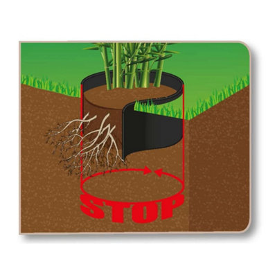 Nature Root Barrier Sheet 0.7 X 3 M Hdpe Black 6030226