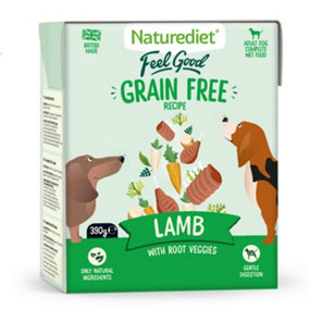 Naturediet Feel Good Grain Free Lamb 390g (Pack of 18)