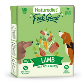 Naturediet Feel Good Lamb 390g (Pack of 18)
