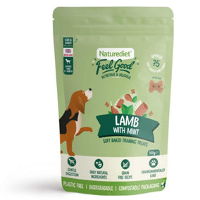 NatureDiet Feel Good Lamb with Mint Treats 100g (Pack of 8)