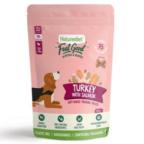 NatureDiet Feel Good Turkey with Salmon Treats 100g (Pack of 8)
