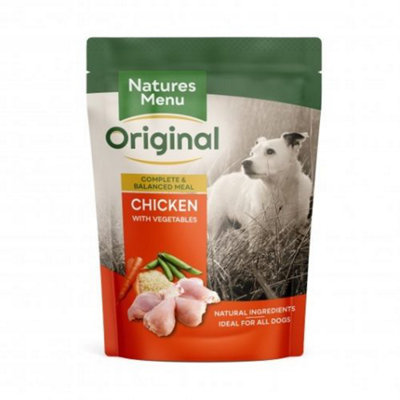 Natures Menu Dog Adult Pouch Chicken With Veg & Rice 300g x 8